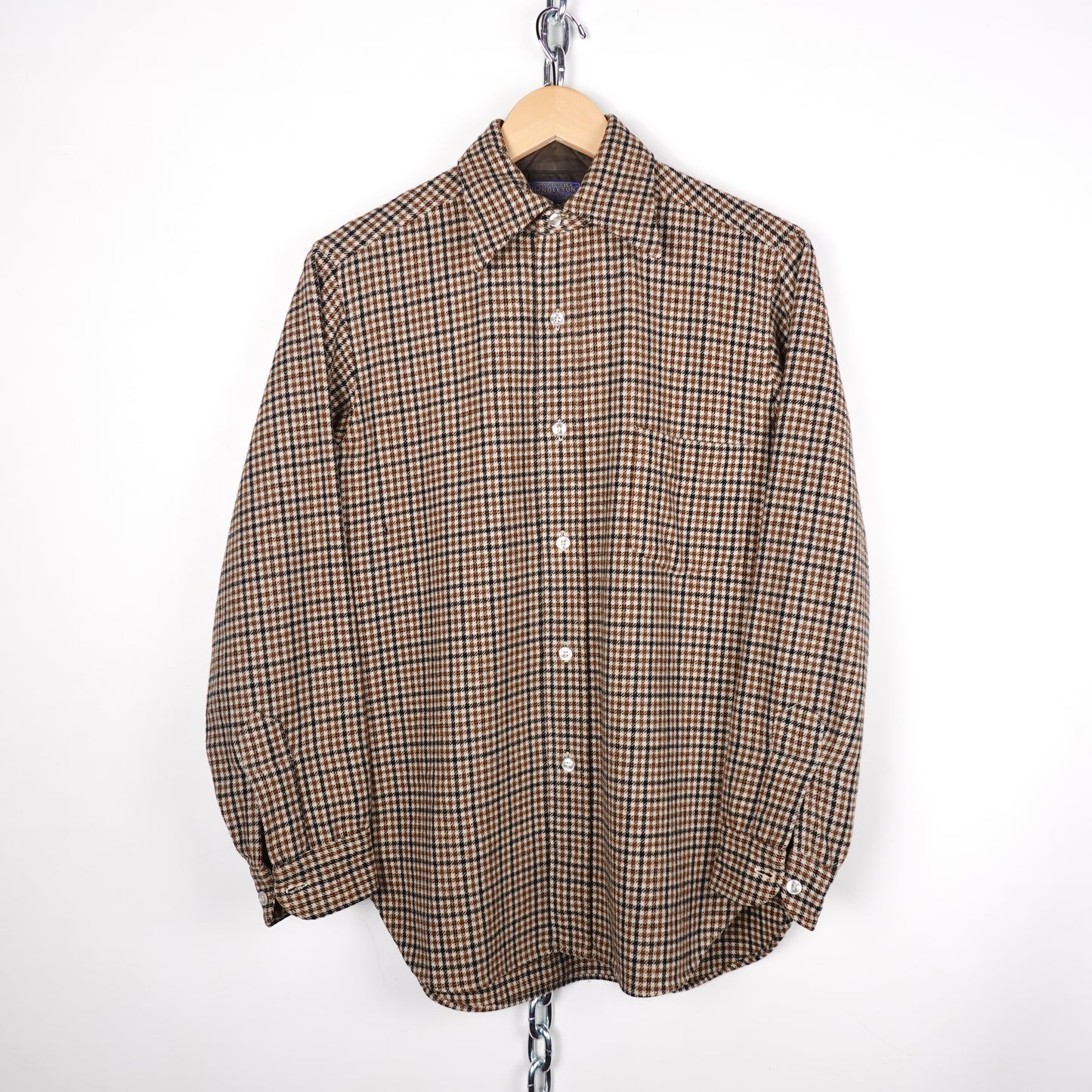 Pendelton Beige Wool Flannel - Size S