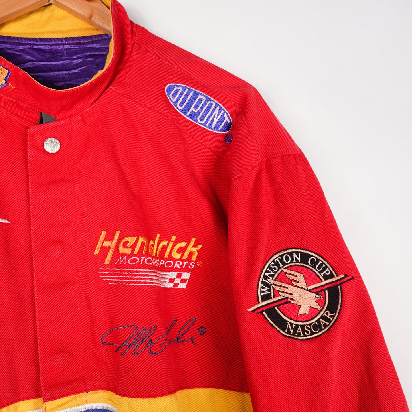 Vintage Jeff Hamilton Du Pont Racing Jacket - Size L