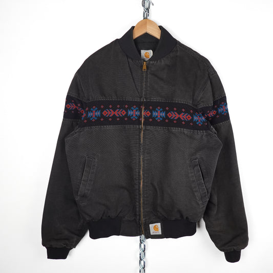 1990s Carhartt Aztec Santa Fe Jacket - Size L