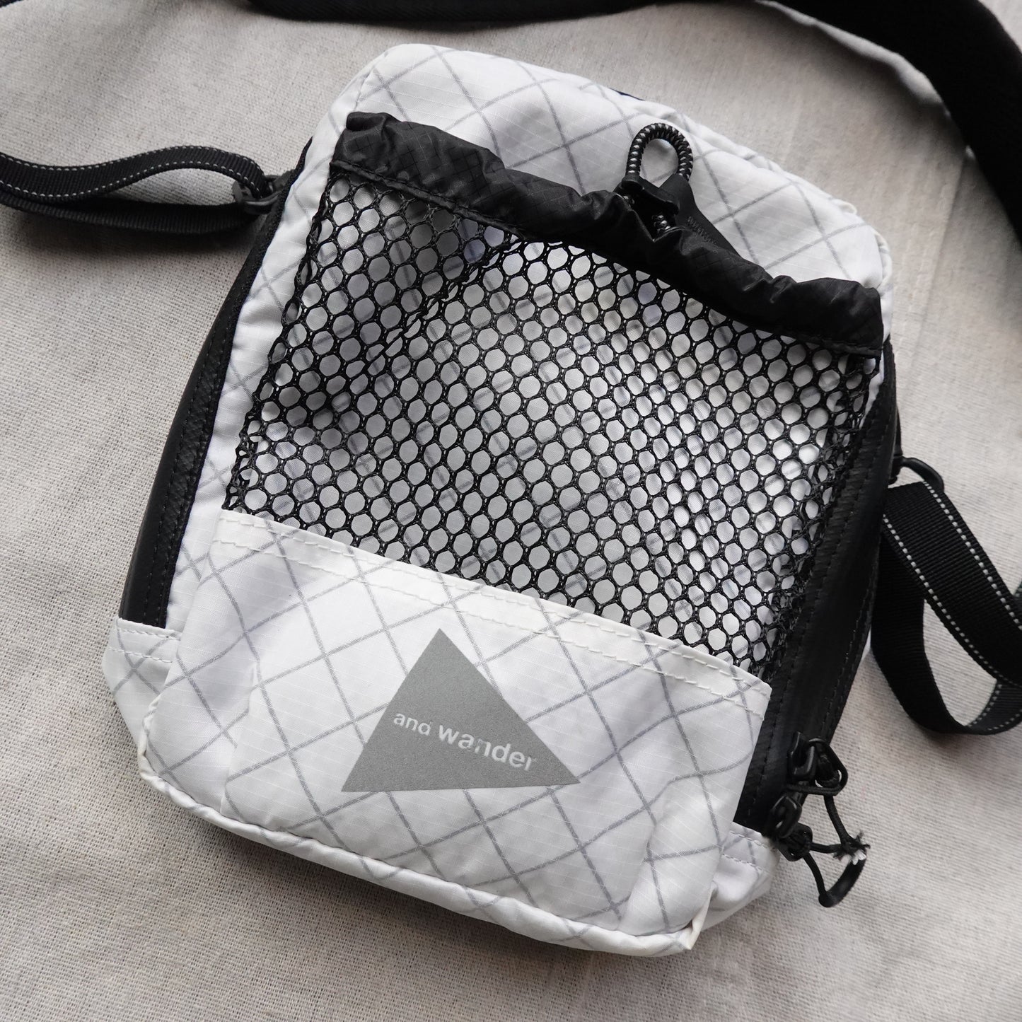 And Wander White Side Bag