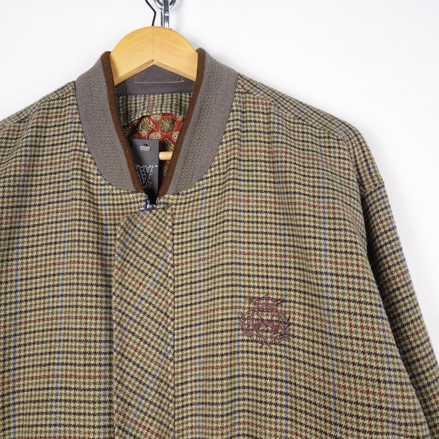 Vintage Actiman Houndstooth Jacket - Size L