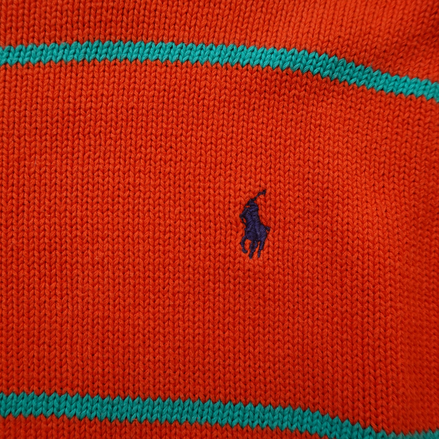 Polo RL Knit Orange Sweater - Size L
