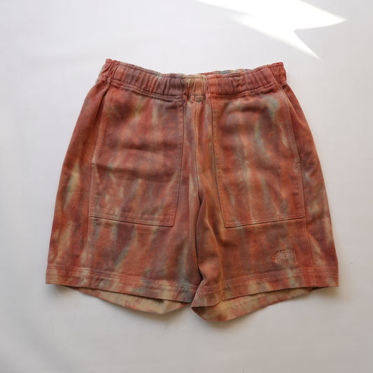 Stussy Dyed Easy Shorts Rust - Size M