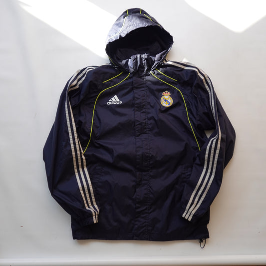 2010/11 Real Madrid Hooded Rain Jacket - Size L