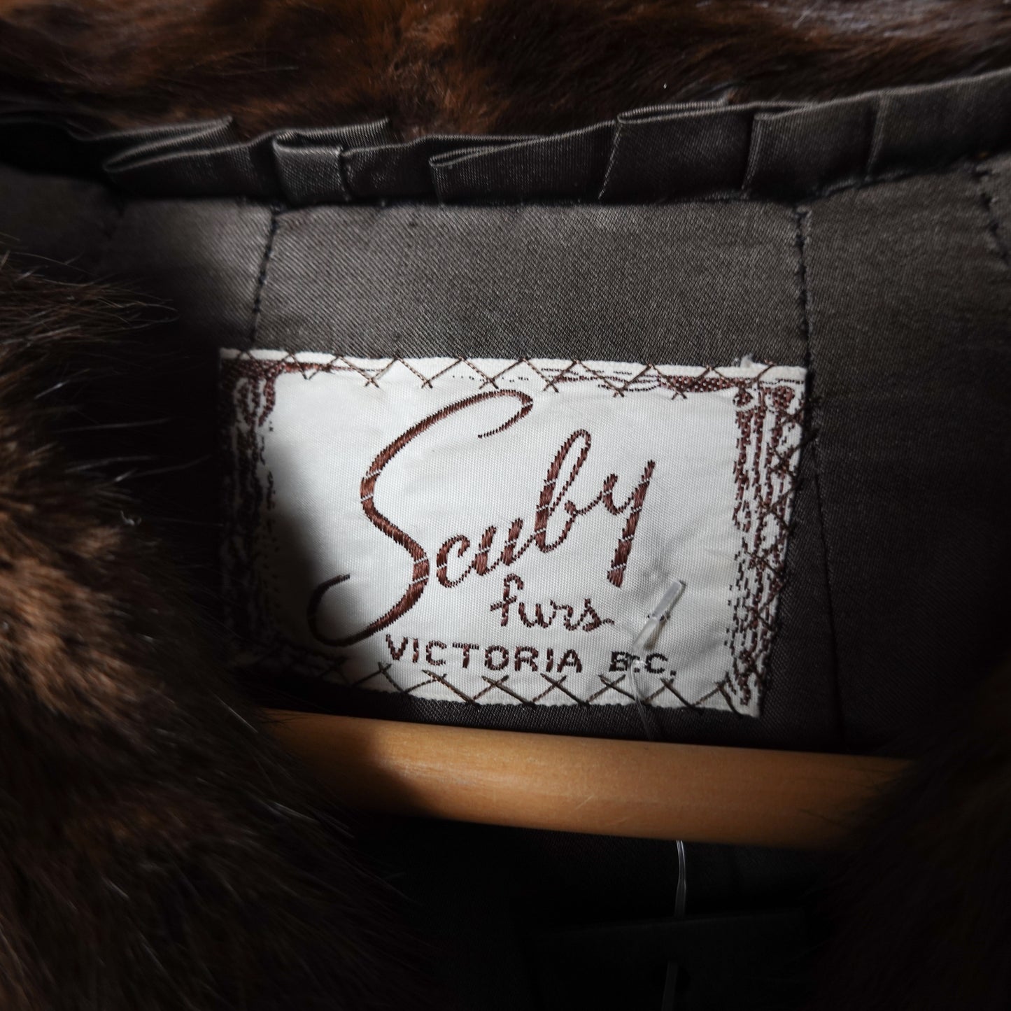 Vintage Fur Long Jacket - Womens M