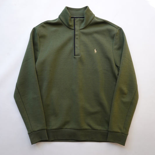 Polo RL Green 1/4 Button Up - Size L