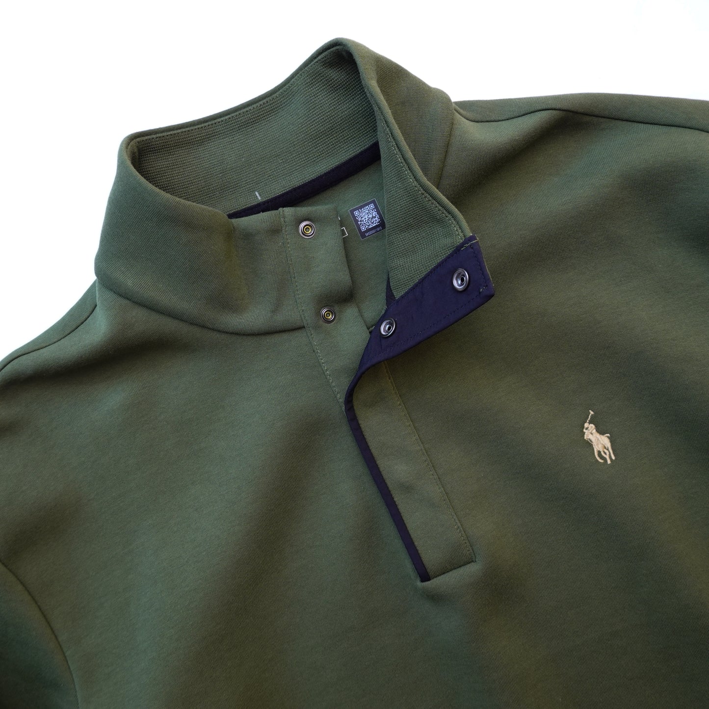 Polo RL Green 1/4 Button Up - Size L