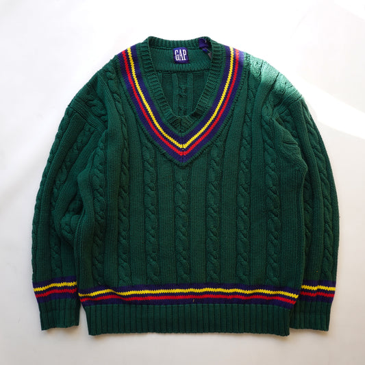 Vintage Gap Cable Knit Sweater - Size L