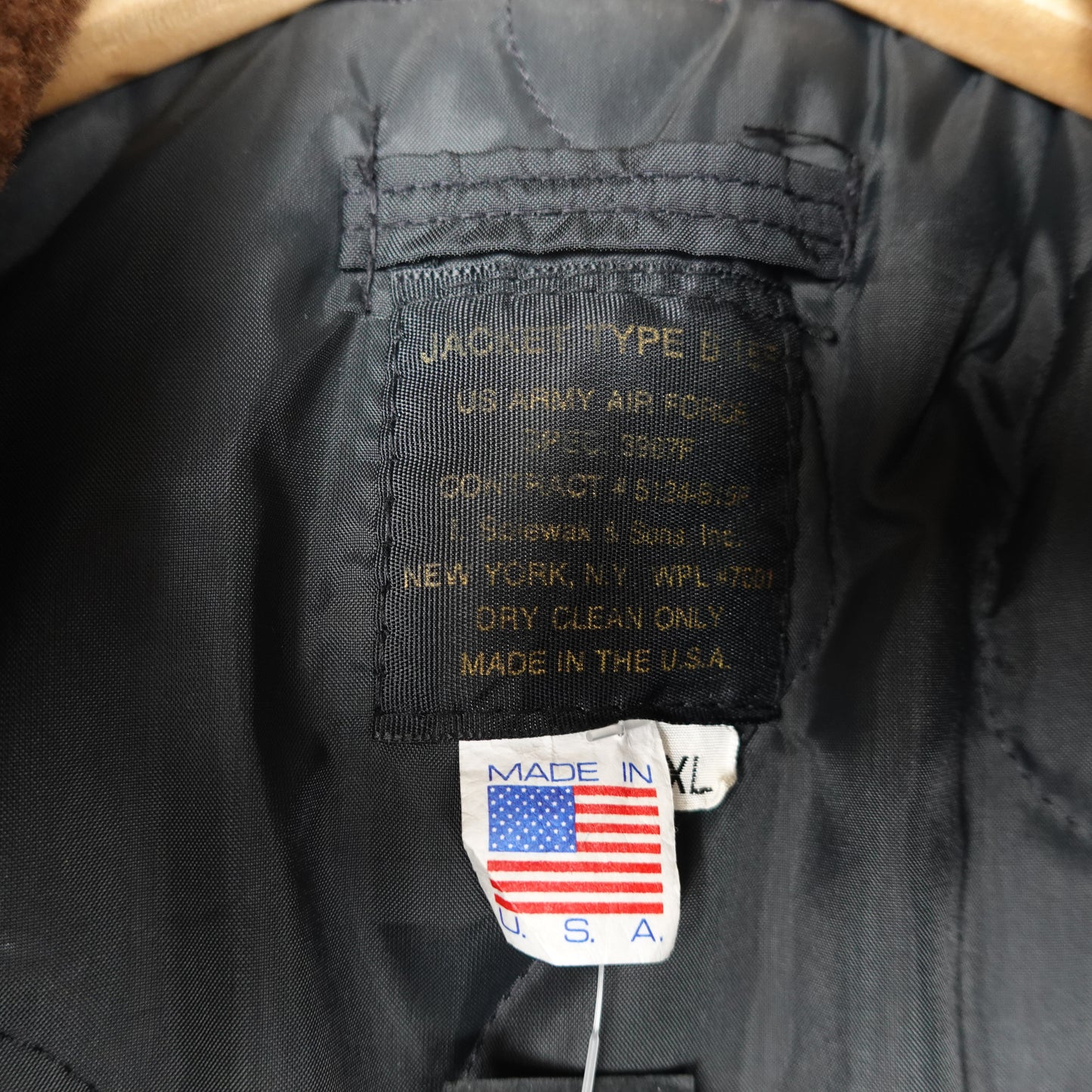Vintage B-15F Jacket Flight Jacket - Size XL