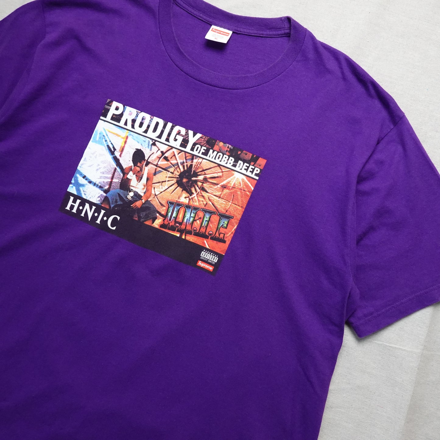 Supreme Prodigy HNIC Mobb Deep Purple Tee - Size XL