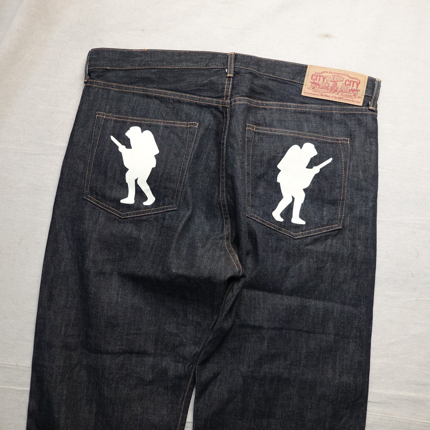 Vintage Bape Footsolider Denim - Size XXL