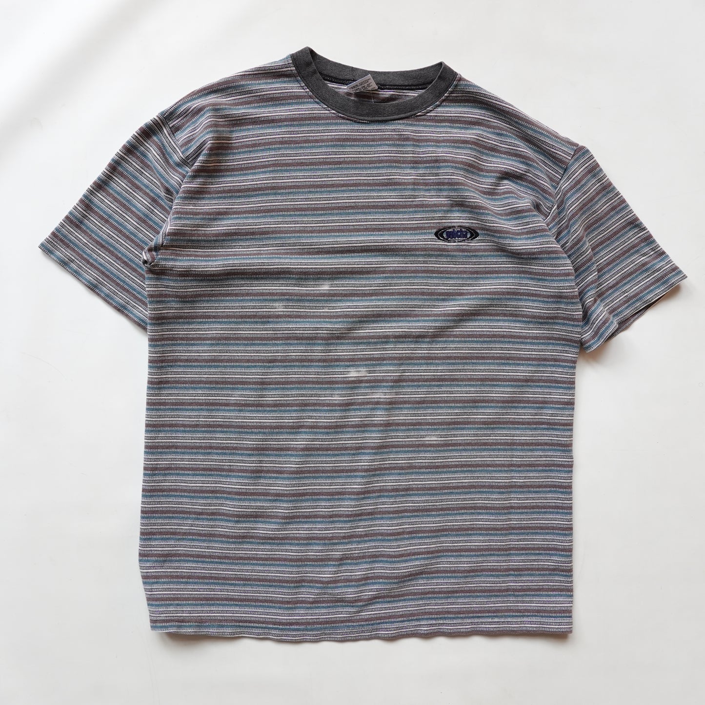Vintage Gotcha Striped Tee - Size L