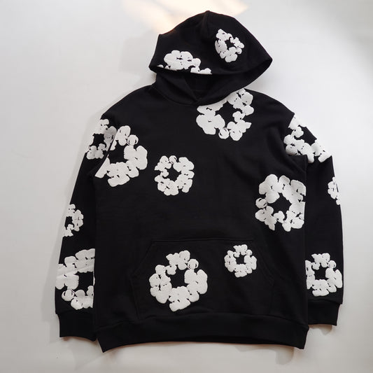 Denim Tears Mono Wreath Hoodie - Size L