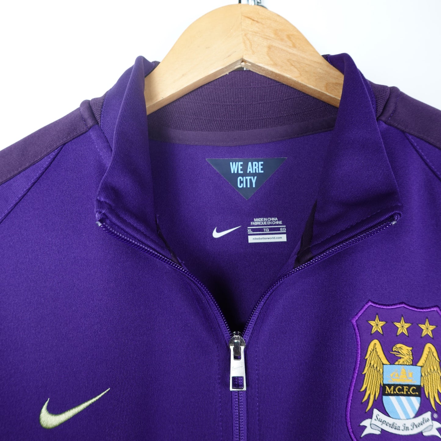 2014/15 Man City Track Top - Size XL