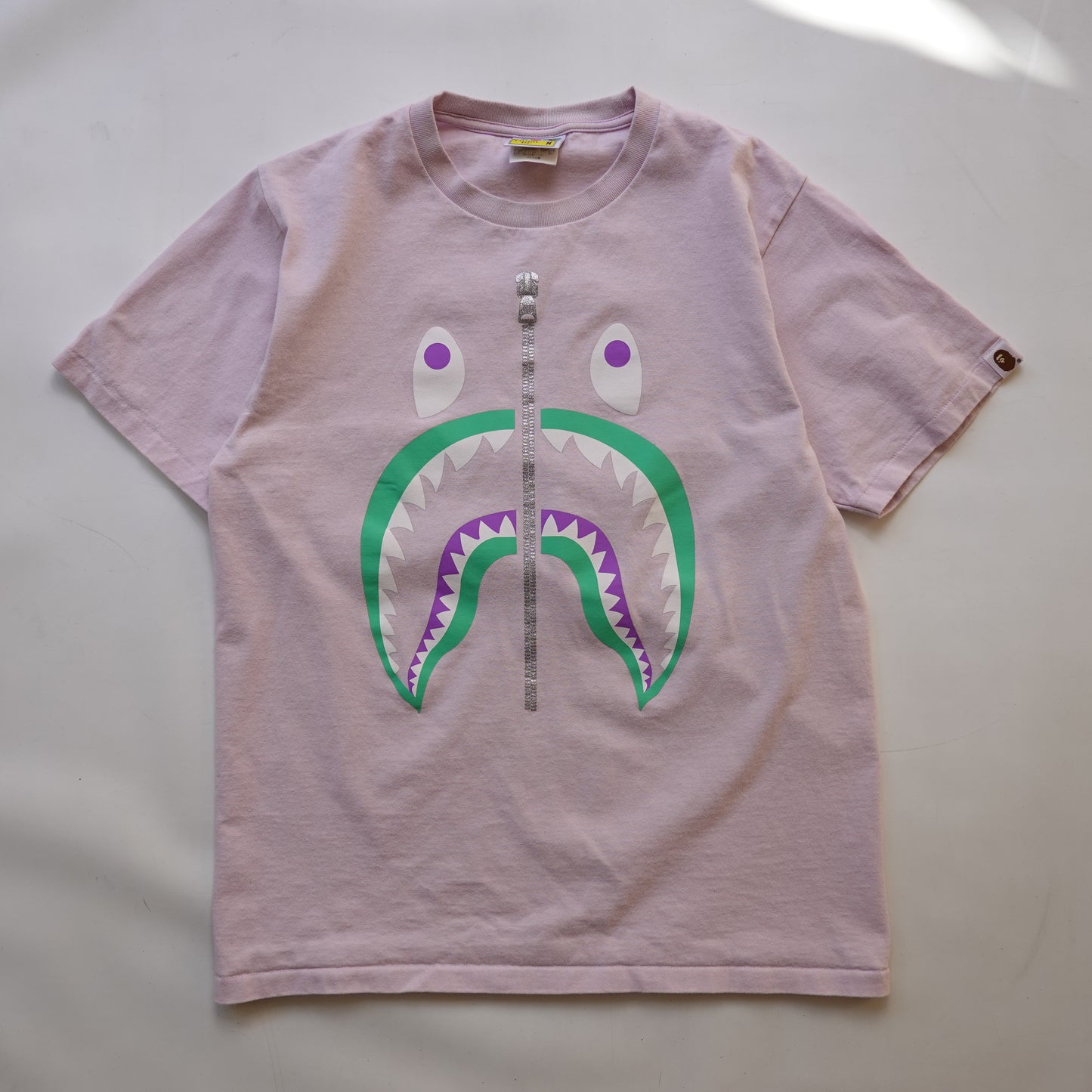 Bape Shark Pink Tee - Size L