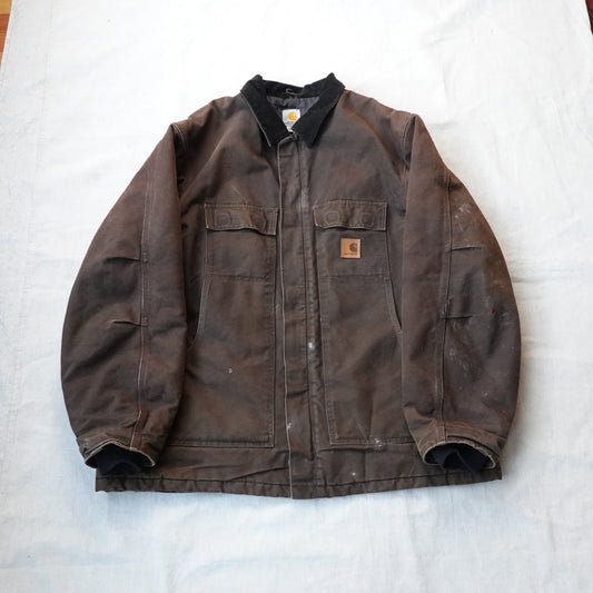 Carhartt Work Jacket BROWN - Size 2XL