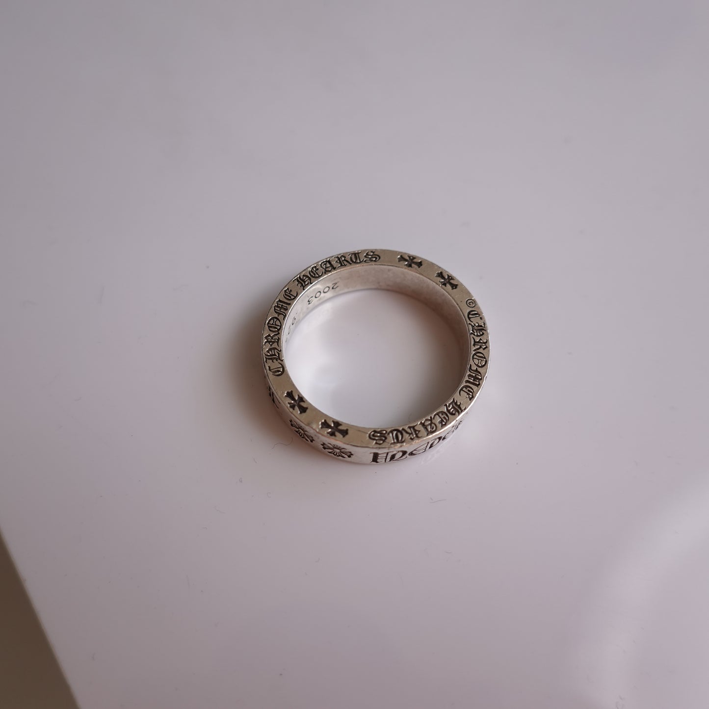 Chrome Hearts FU Double Cross Ring