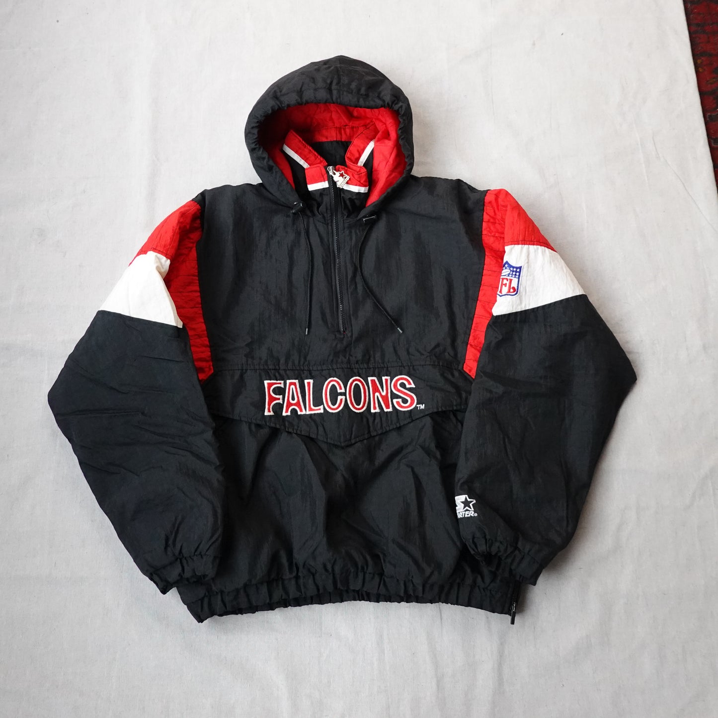 Falcons Starter Pullover Jacket - Size M