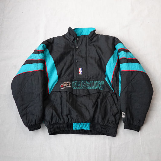 1990s Grizzlies Starter Pullover Jacket - Size S