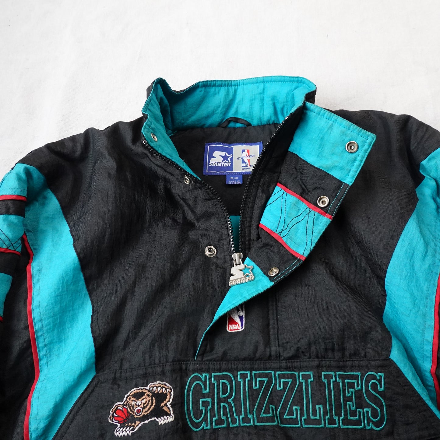 1990s Grizzlies Starter Pullover Jacket - Size S