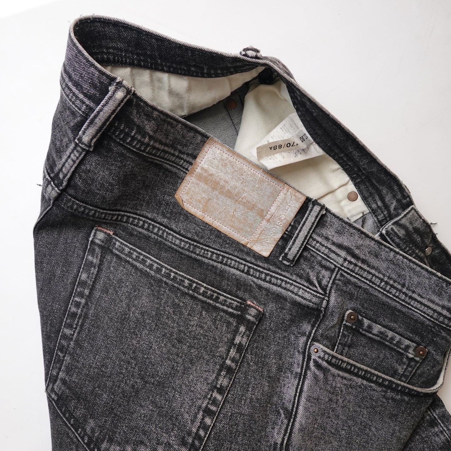 Acne Studios Black Marble Pant - Size 32