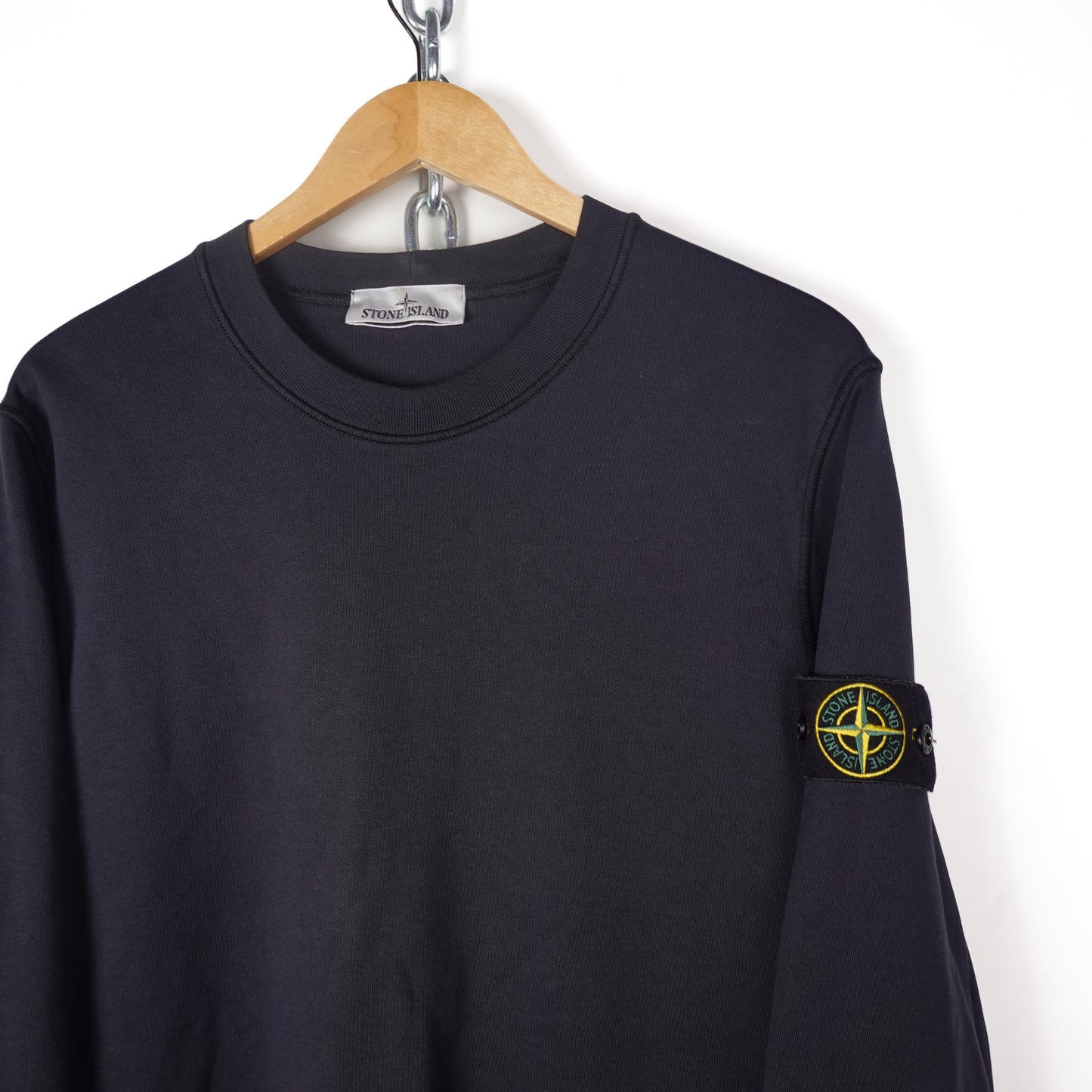 Stone Island Navy Crewneck - Size L