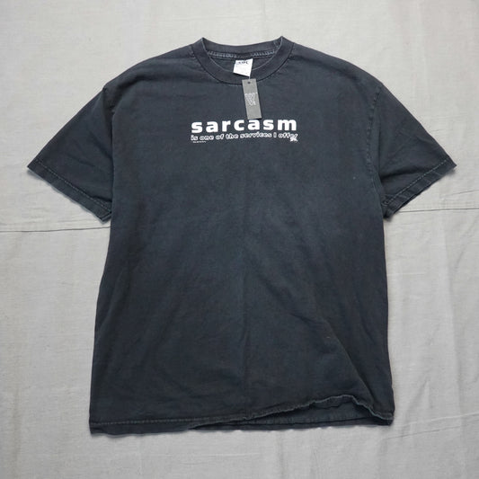 Sarcasm Joke Tee - Size XL