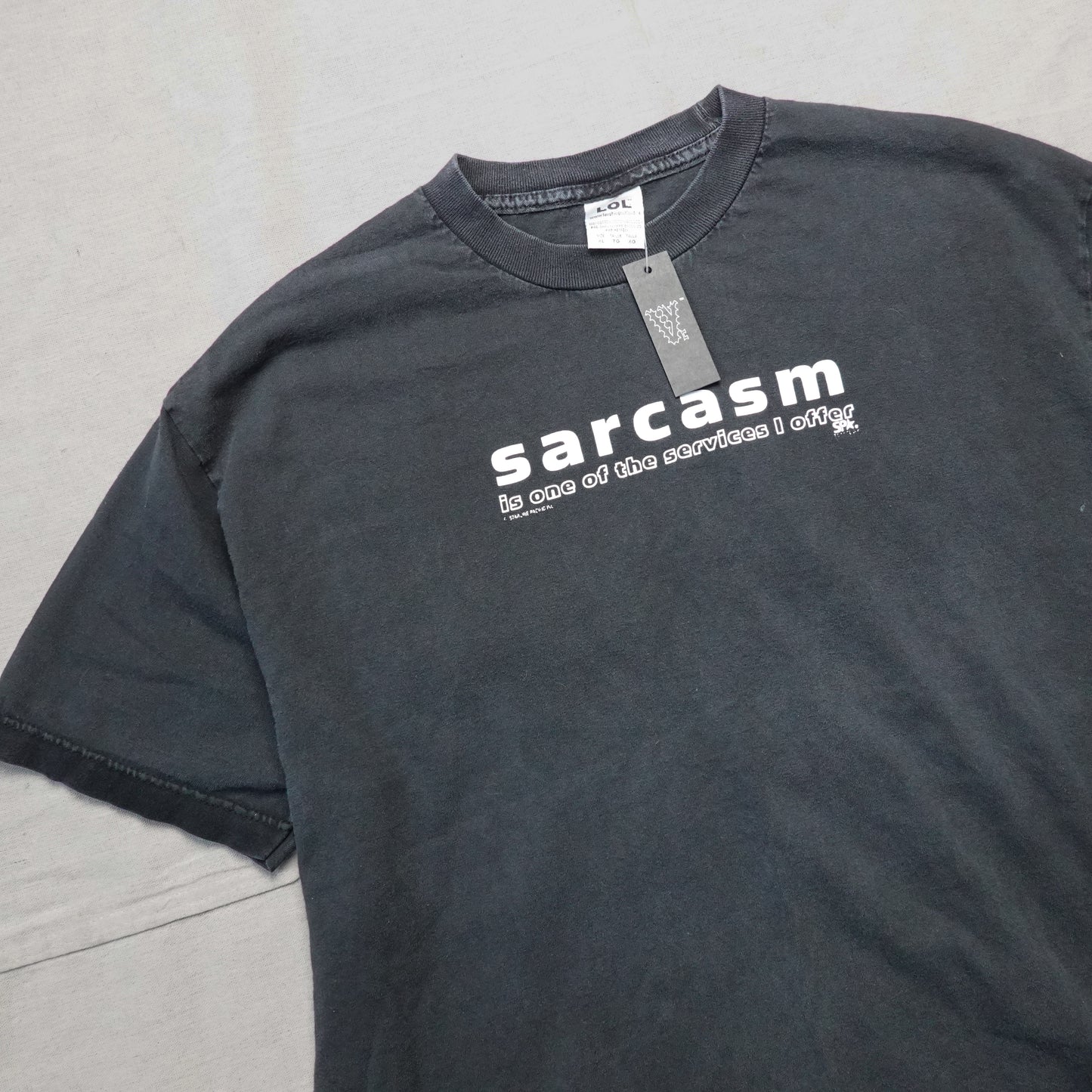 Sarcasm Joke Tee - Size XL