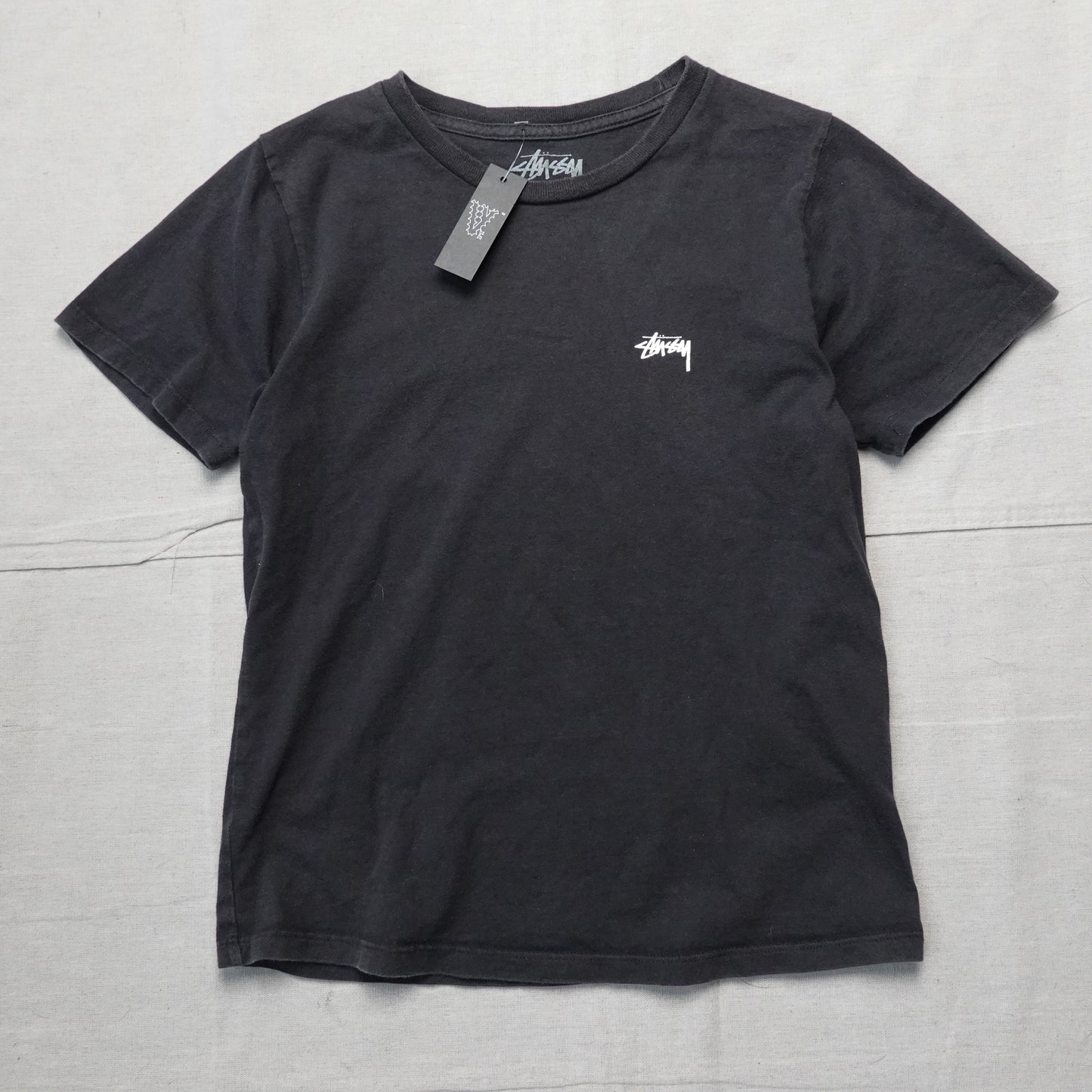 Stussy Black Tee - Size XS