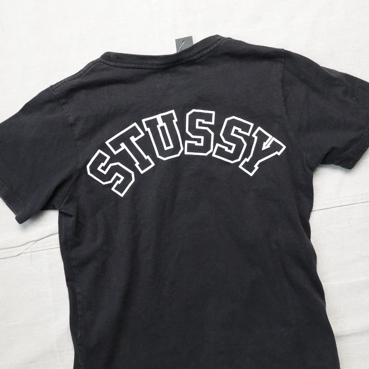 Stussy Black Tee - Size XS