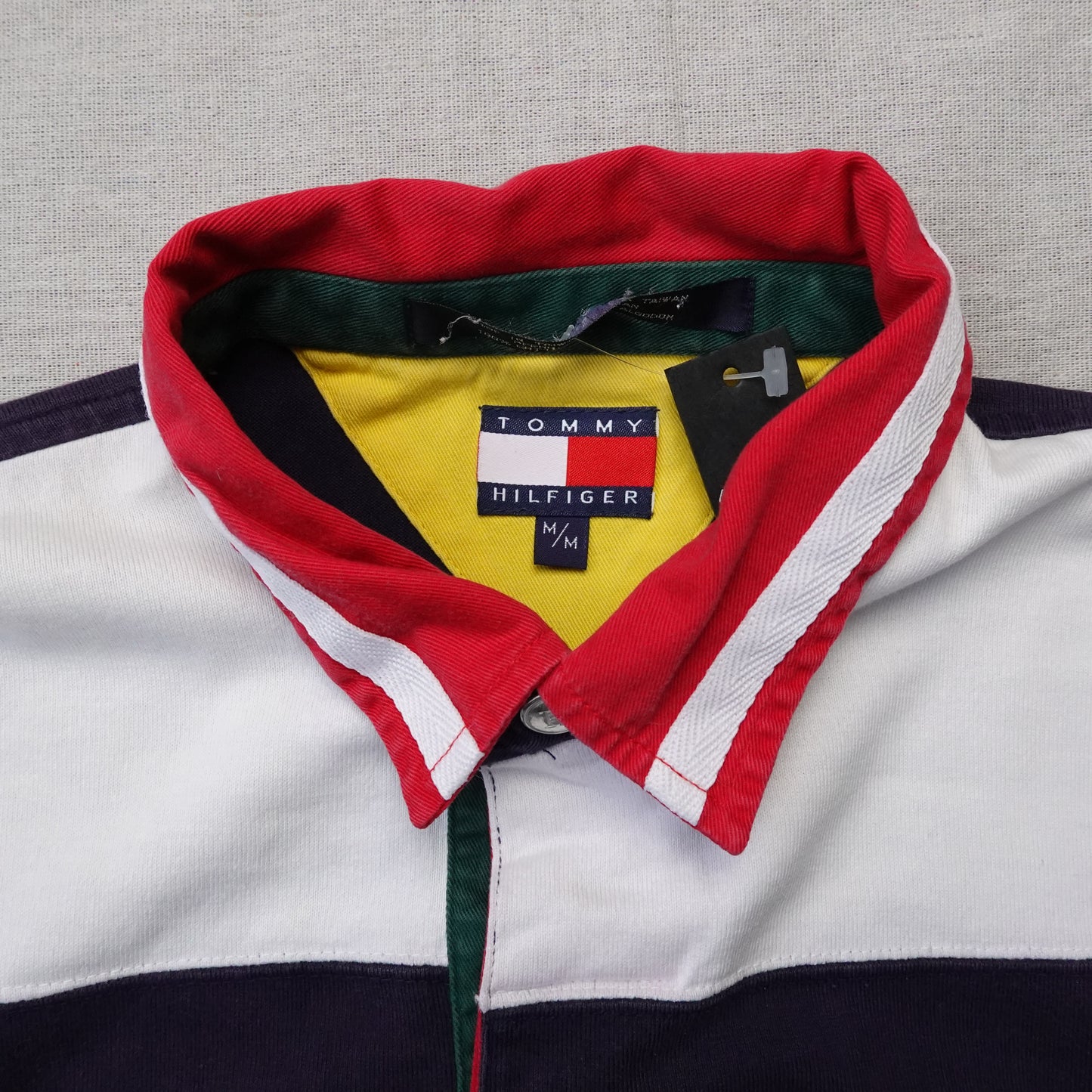 Vintage Tommy Sailing Flag Polo - Size M