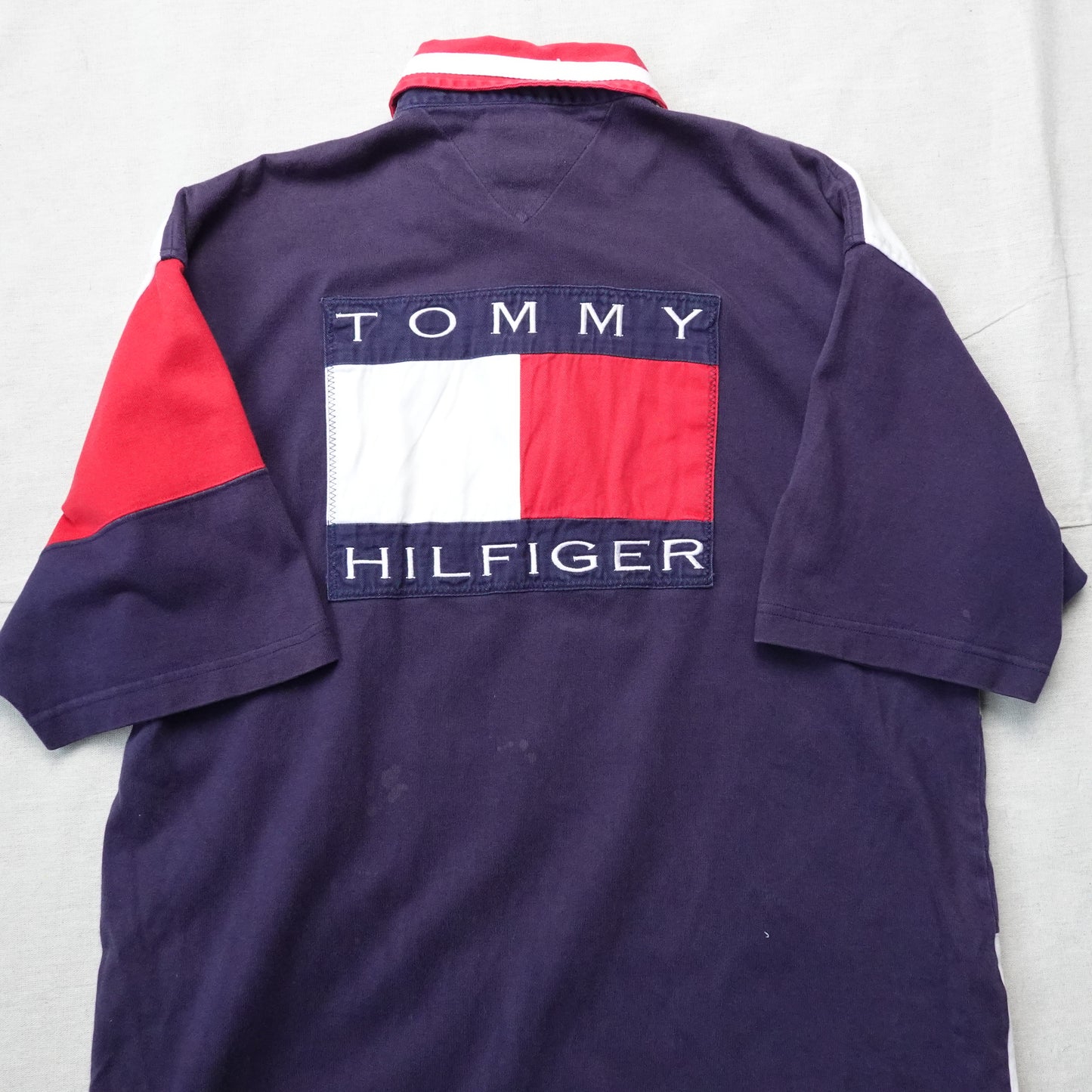 Vintage Tommy Sailing Flag Polo - Size M