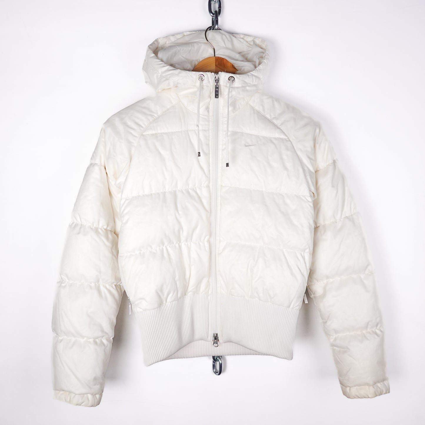 Vintage Nike Women's White Puffer - Size XS