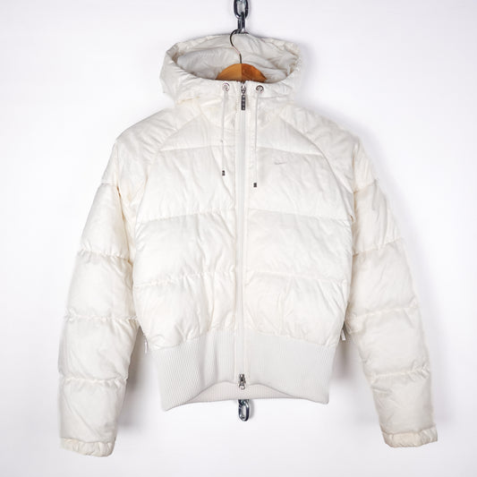 Vintage Nike Women's White Puffer - Size XS