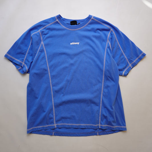 Stussy Contrast Stitch Tee - Size L