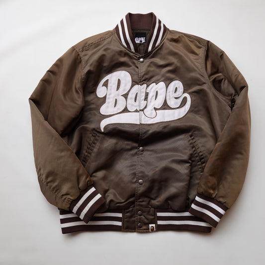 2006 Bape Varsity Bomber Jacket - Size L