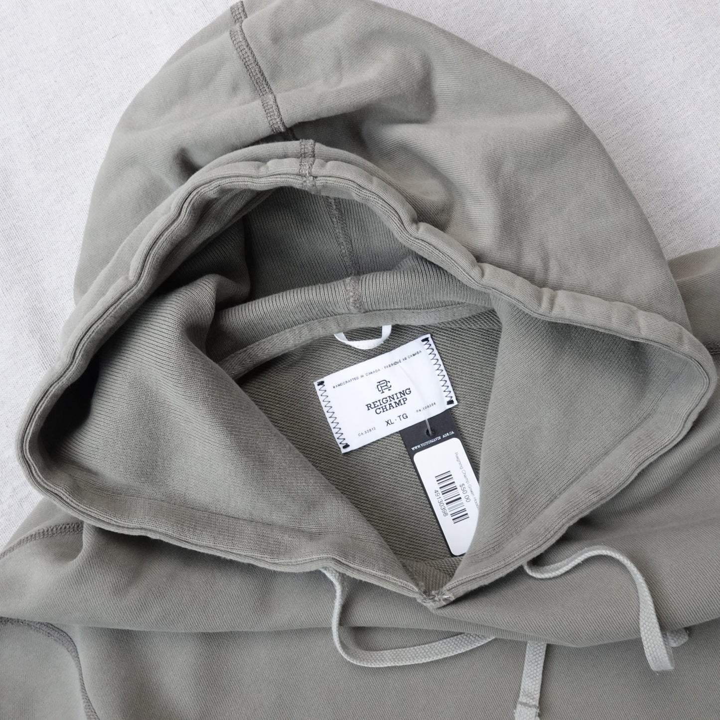 Reigning Champ Green Hoodie - Size XL