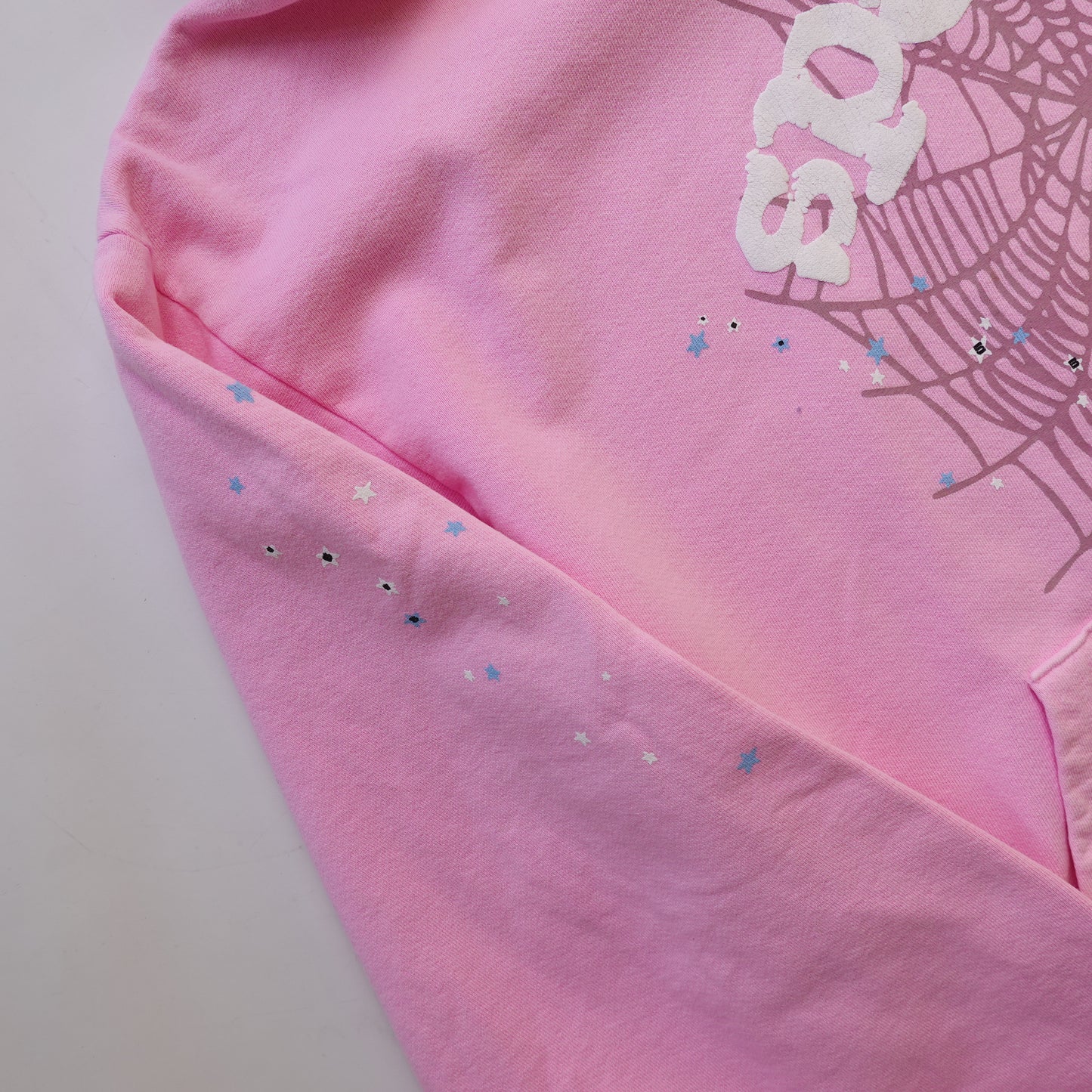 Sp5der OG Web Hoodie Pink - Size XL