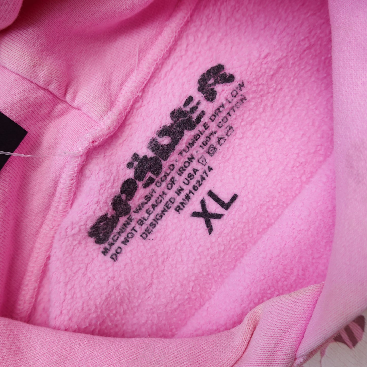 Sp5der OG Web Hoodie Pink - Size XL