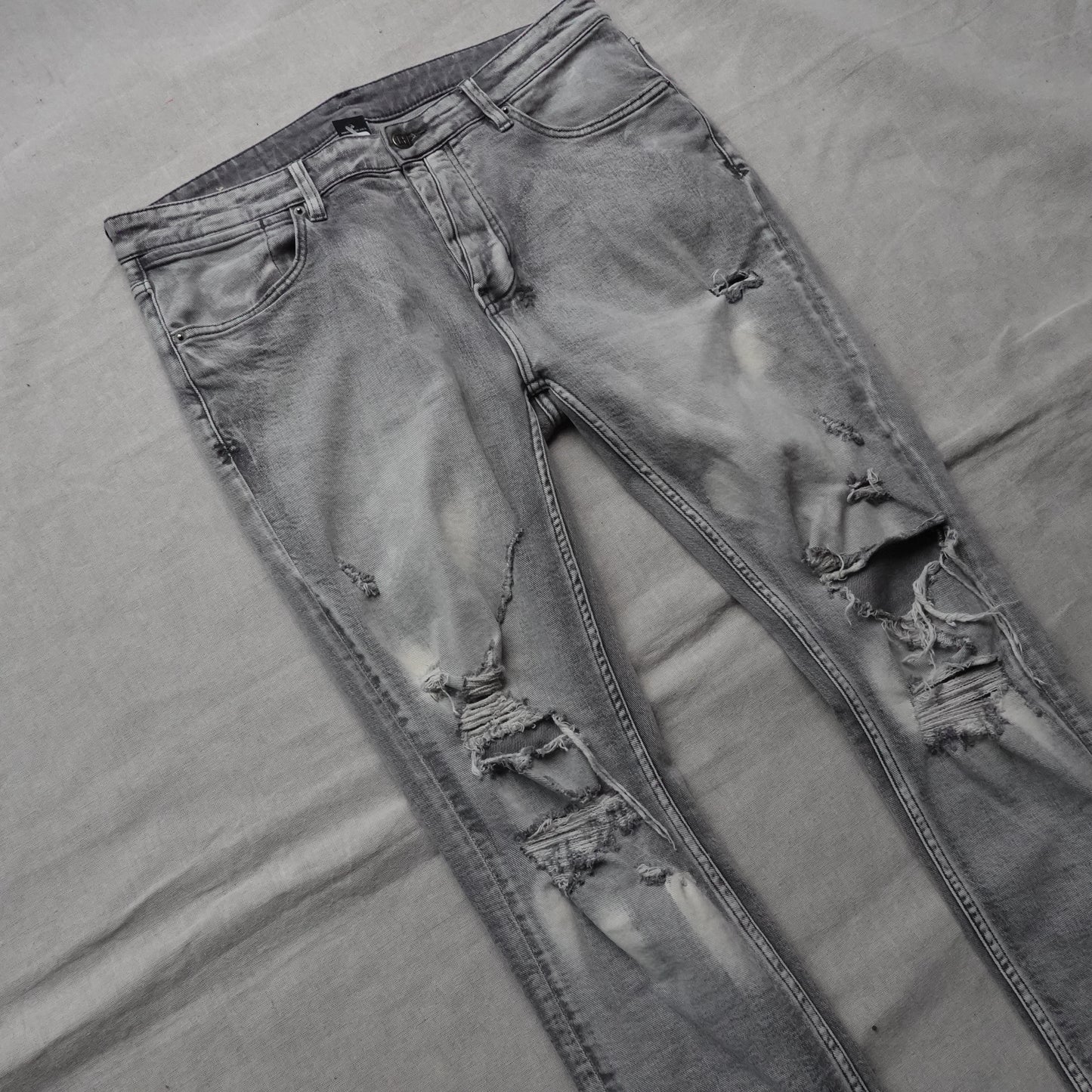 Ksubi Grey Slim Fit Jeans - Size 34