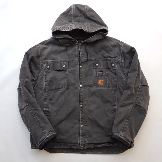 Carhartt Hooded Multi-Pocket Lined Jacket - Size XL