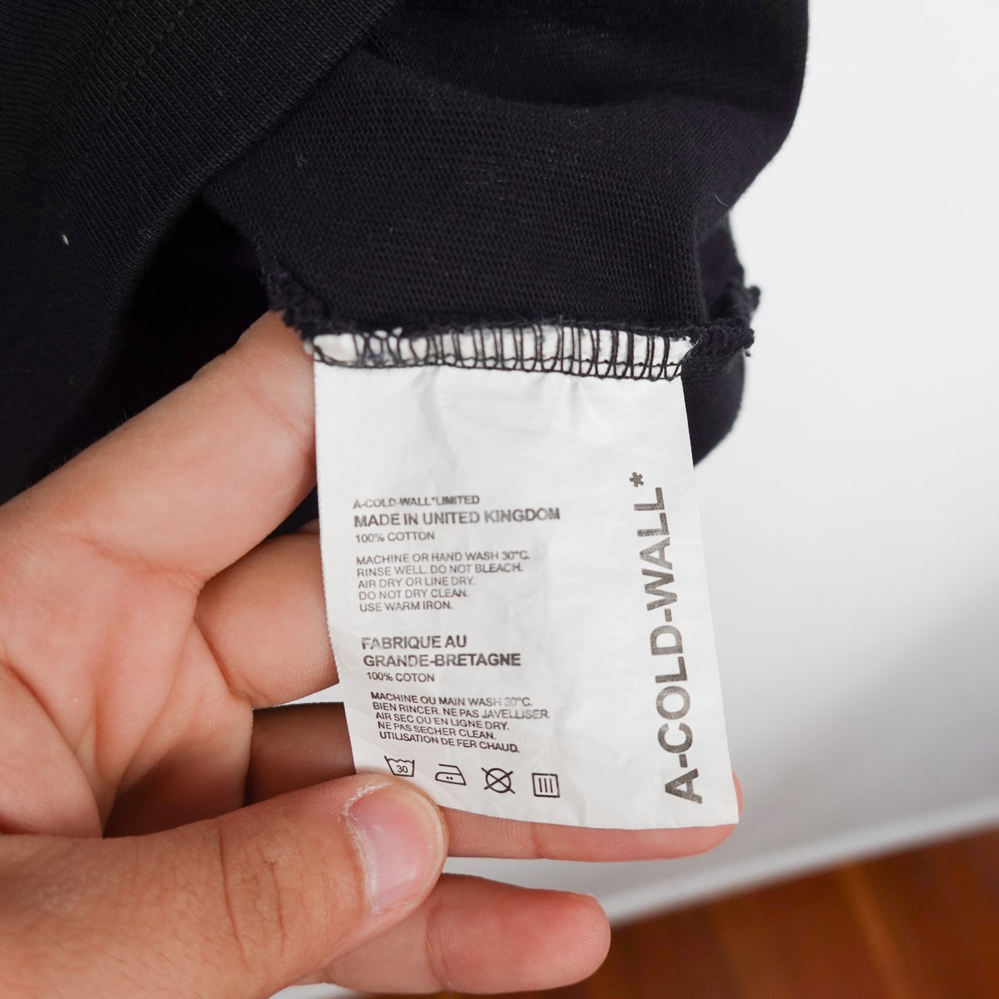 A-COLD-WALL* Oversized Logo Tee - Size S