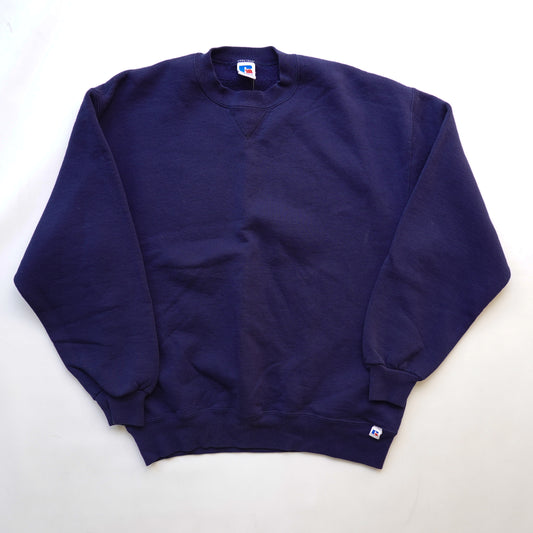 Vintage Russell Navy Blank Crewneck - Size L