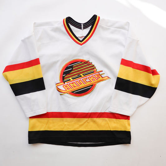 Vintage Canucks Skate Logo Jersey - Youth L/XL