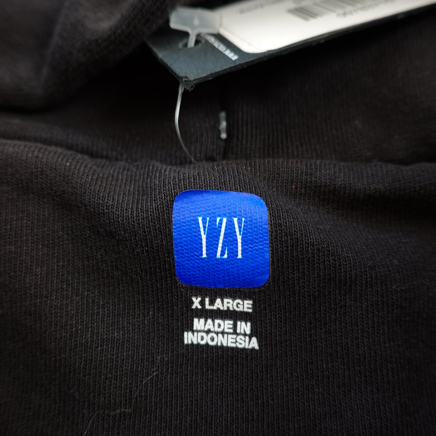 Yeezy Gap Black Zip Hoodie - Size XL