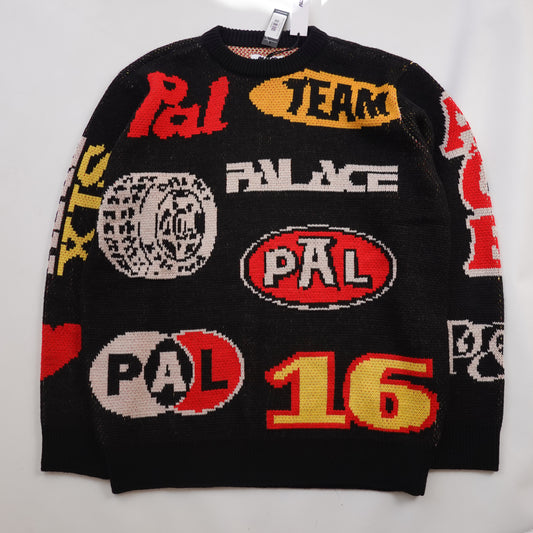 Palace Gassed Knit Sweater - Size XL