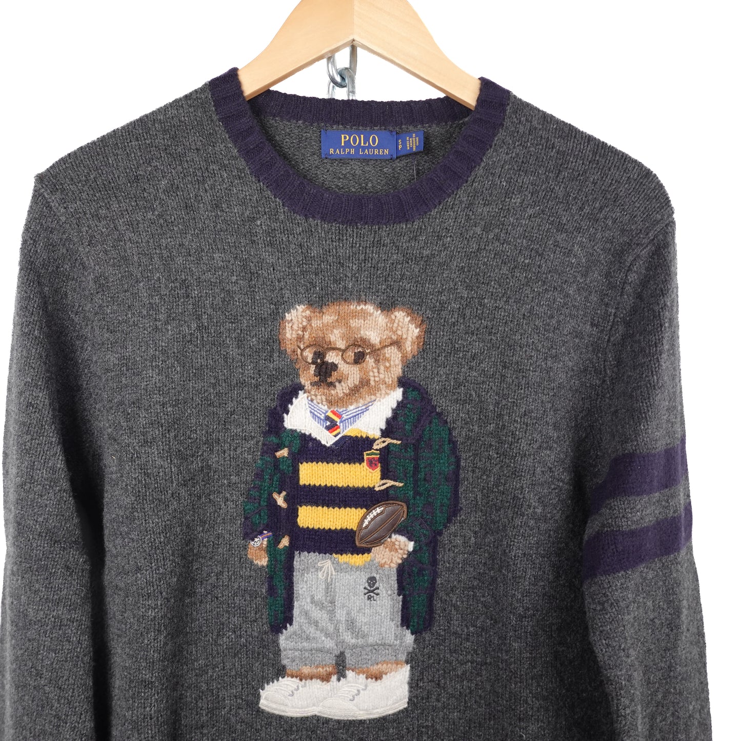 Polo RL 50th Anniversary College Bear Knit- Size S