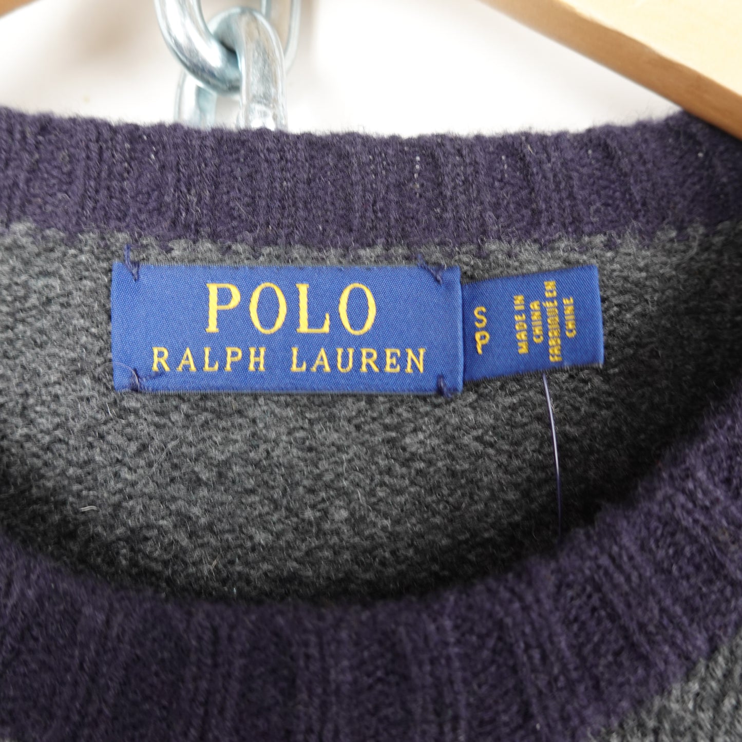 Polo RL 50th Anniversary College Bear Knit- Size S