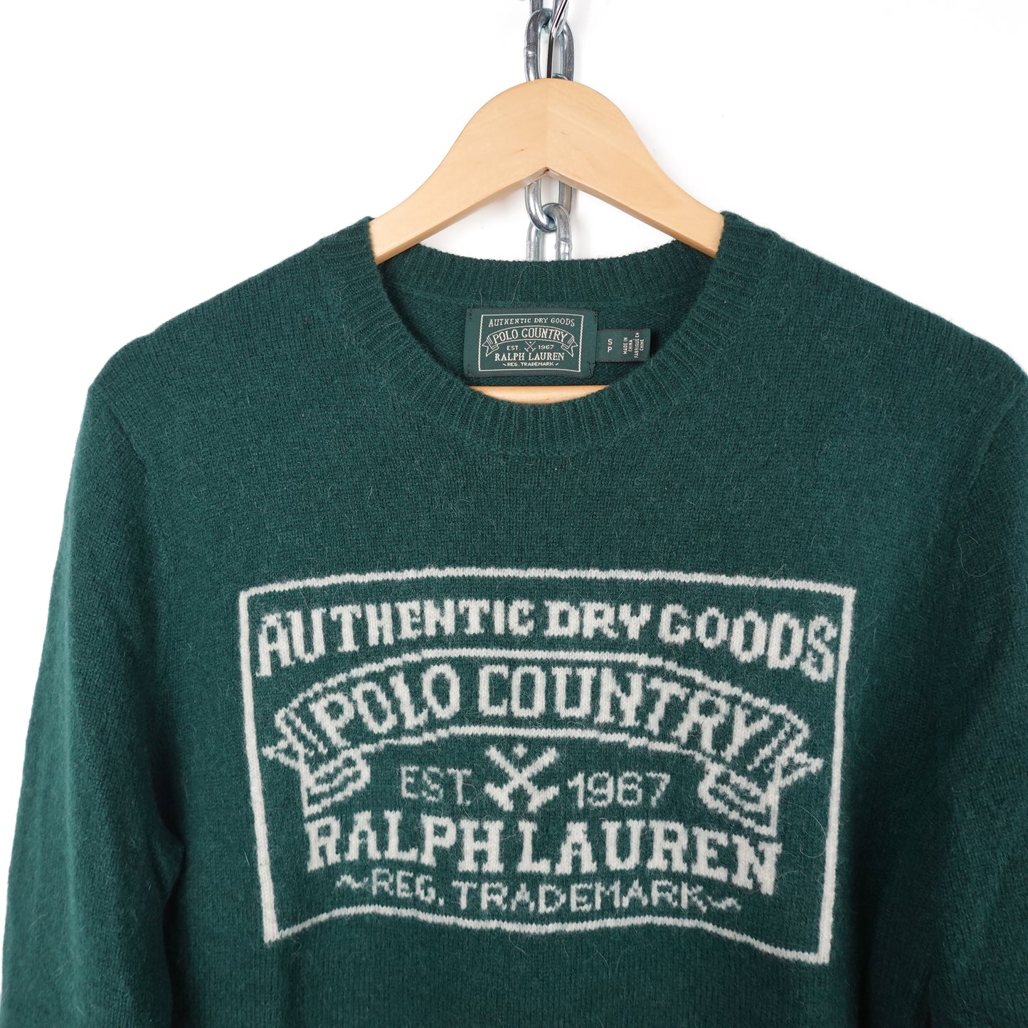 Polo Country RL Green Knit - Size S