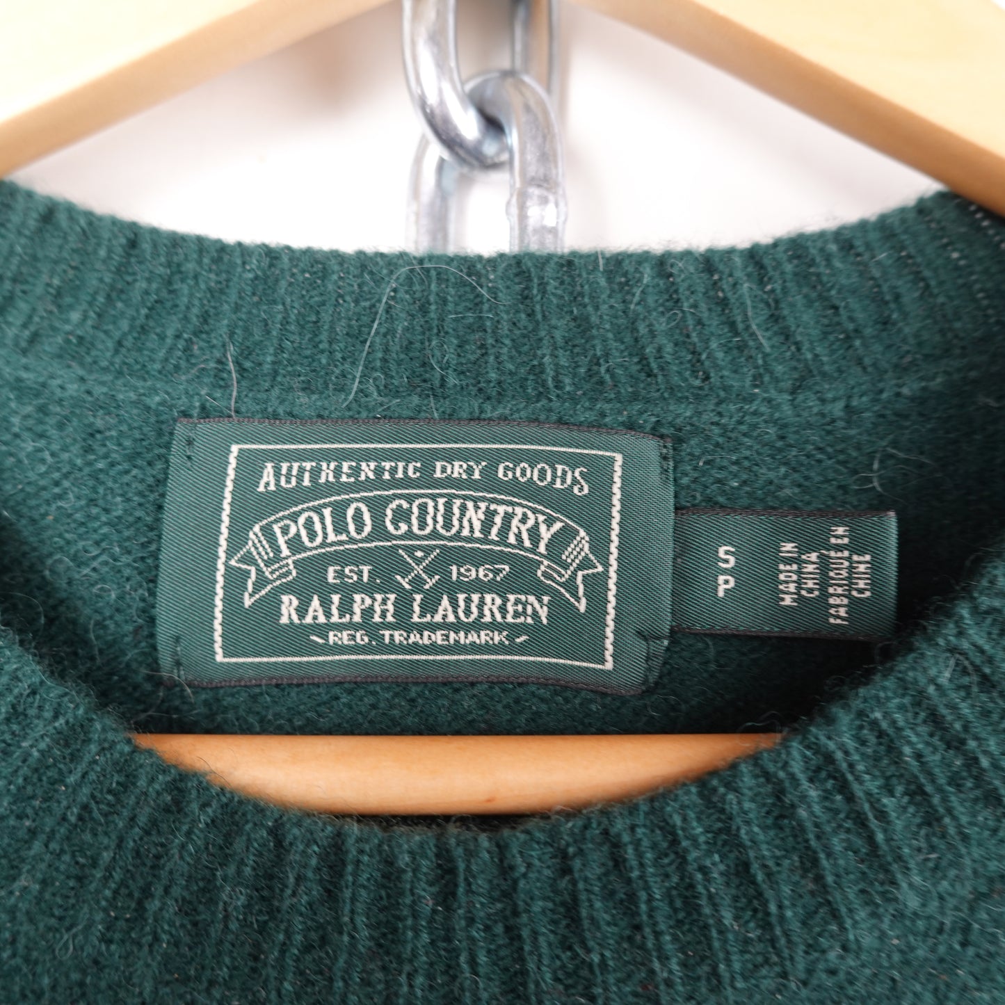 Polo Country RL Green Knit - Size S